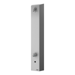 Edelstahl – Automatik-Duschpaneel für Kalt- und Warmwasser mit Mischer, 6 V