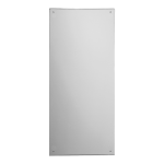 Edelstahl Spiegel (900 x 400 mm)
