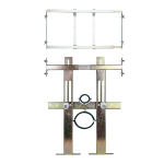 Montagerahmen für wandhängende Toiletten für Trockenbaumontage