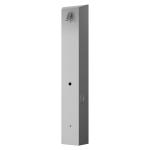 Edelstahl – Duschpaneel für Aufputzmontage, mit Jeton-Automat für kalt oder vorgemischtes Wasser, 24 V DC