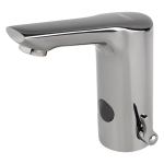 Auftischarmatur mit Kalt-/Warm-Mischer ohne Eckventil, METAL GREY, 24 V DC