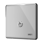 Unterputz Duschsteuerung, piezogesteuert, für kaltes oder vorgemischtes Wasser, mit Mauerkasten und Montageset, 6 V