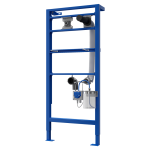 Automatischer schwarz Wandseifenspender aus Edelstahl mit 1 l Seifenbehälter, inkl. Montagerahmen SLR 24, 230 V AC