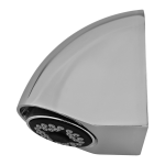 Vandalismussicherer Duschkopf beweglich mit verstellbarem Wasserstrahlwinkel, anticalc