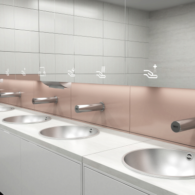 Module hinter Spiegeln: klares Design, intelligente Lösung