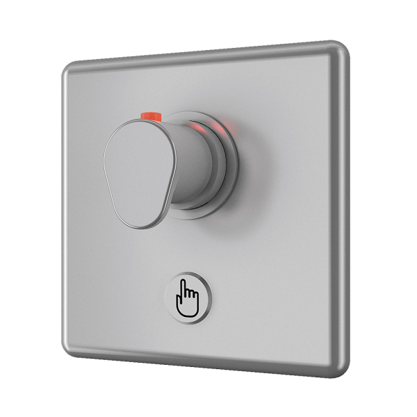 Unterputz Duschsteuerung mit Thermostatregler, piezogesteuert, 24 V DC