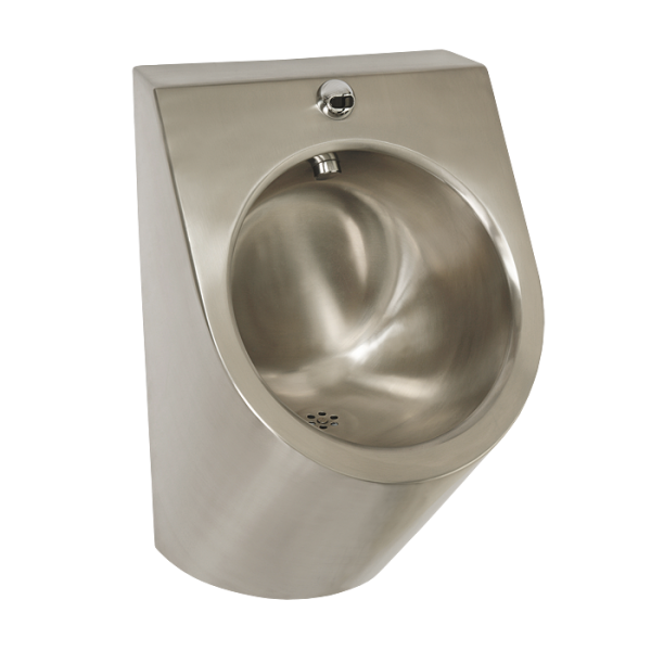 Edelstahl – Automatik – Urinal mit integrierter Infra-Rot- Steuerung, 6 V