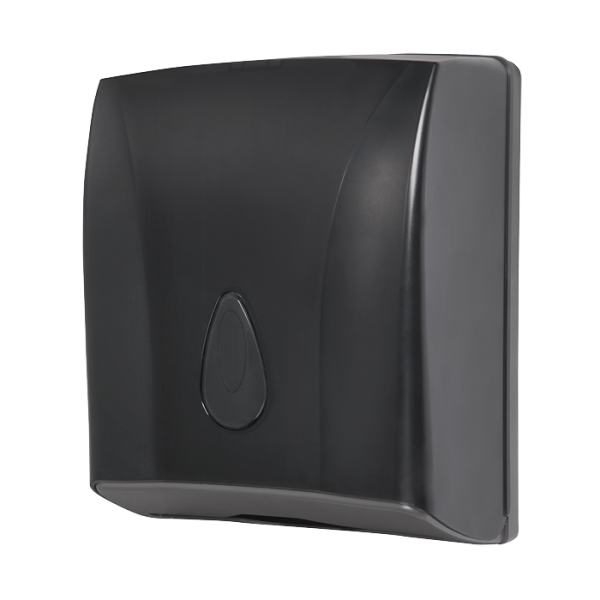 Papierhandtuchspender für Falthandtücher, ABS - Kunststoff schwarz