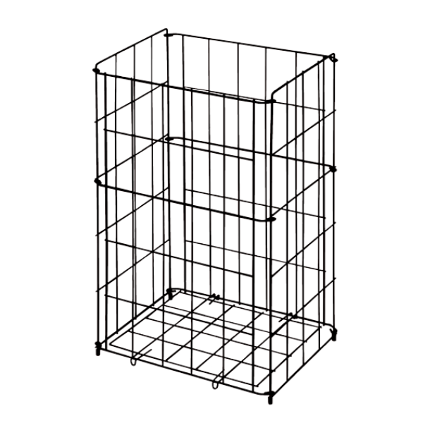Stahl Draht-Abfallbehälter, bodestehend