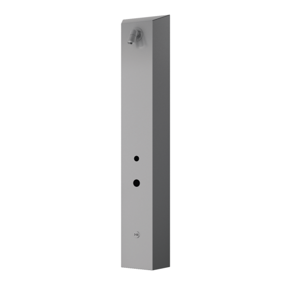 Edelstahl – Duschpaneel für Aufputzmontage, für RFID Jeton für kalt oder vorgemischtes Wasser, 24 V DC