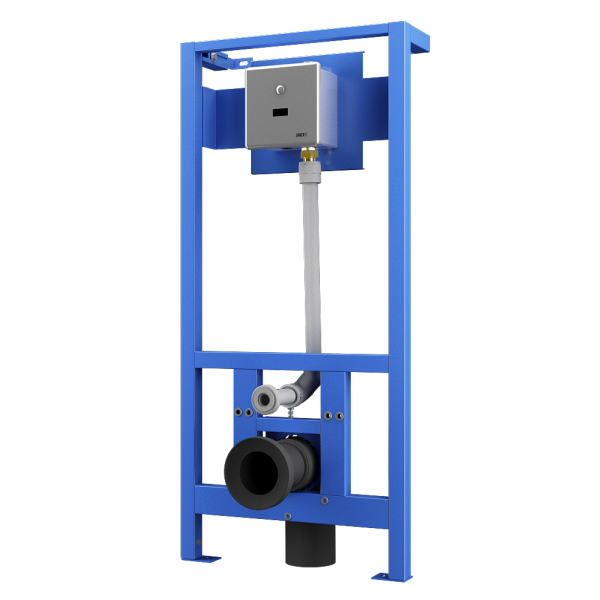 WC - Spülsteuerung für Druckwasser SLW 01NKB vorinstalliert am Montagerahmen SLR 03, 6 V