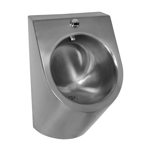 Edelstahl – Automatik – Urinal mit integrierter Infra-Rot-Steuerung, 24 V DC