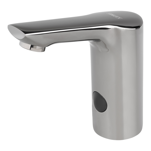 Auftischarmatur für Kalt und Warmwasser, METAL GREY, 6 V