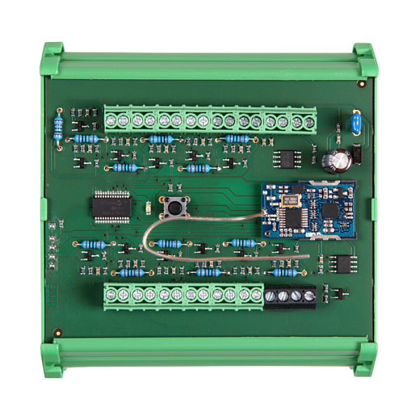 Druckknopf – Steuerungsverteiler auf DIN-Schiene