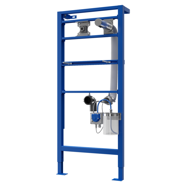 Automatischer Wandseifenspender aus Edelstahl mit 1 l Seifenbehälter, inkl. Montagerahmen SLR 24, 230 V AC